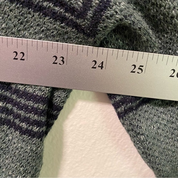 Rover& Lakes Comfort Sweater Mens Size XL Pull Over Buttons Green-Black - Picture 10 of 10